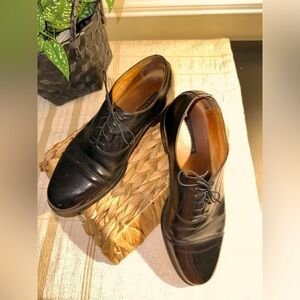 Florsheim Comfortech Black Oxford Men's Shoes - Size 10.5